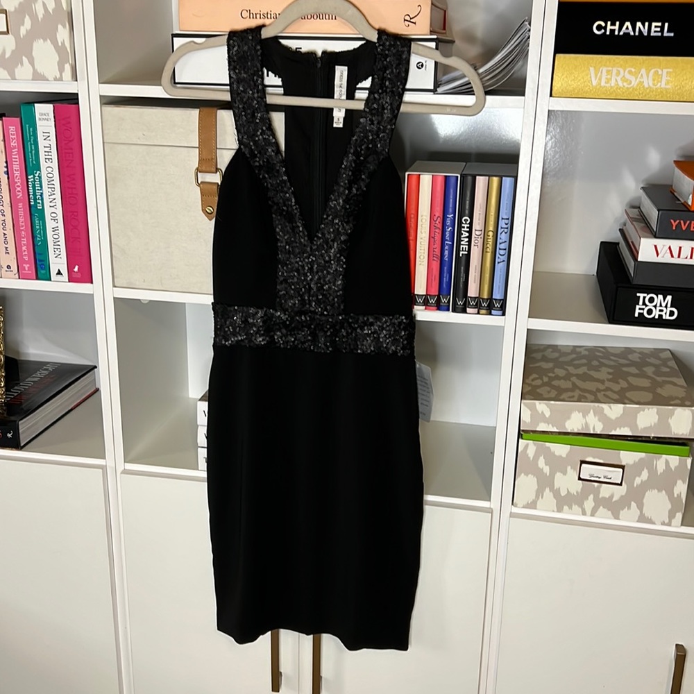Dress the Population Black Mini Dress